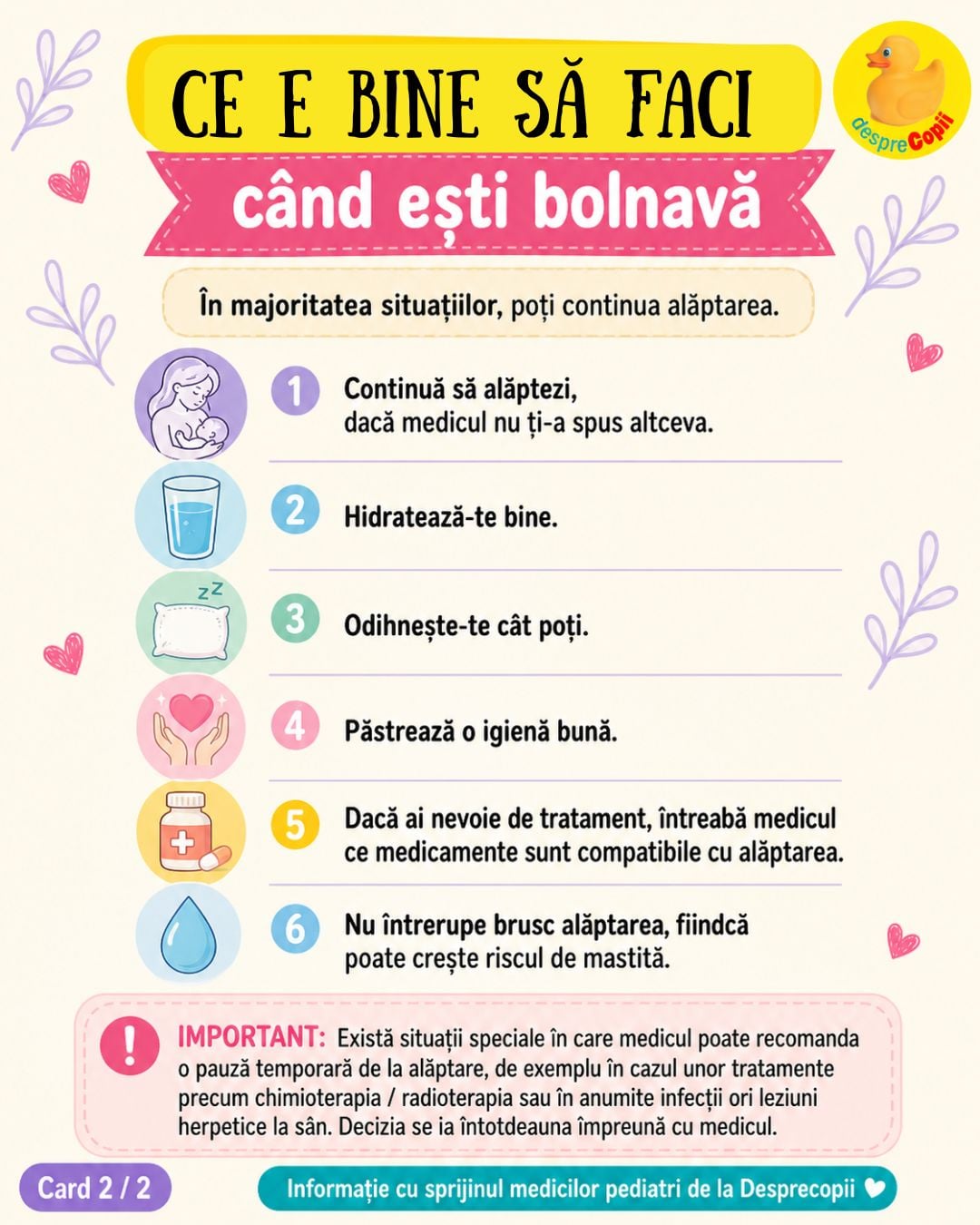 greseli alaptare mama este bolnava